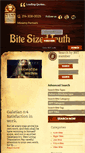 Mobile Screenshot of bitesizedtruth.com